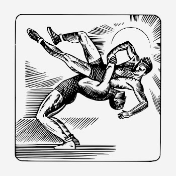 Vintage wrestling sports hand drawn | Free Photo - rawpixel