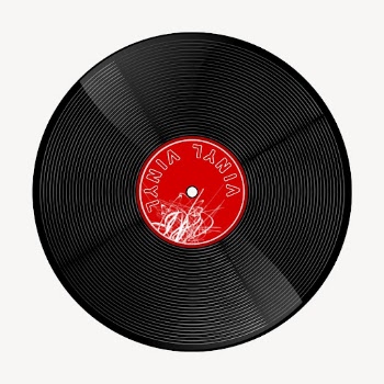 Vinyl record collage element, entertainment | Free PSD - rawpixel