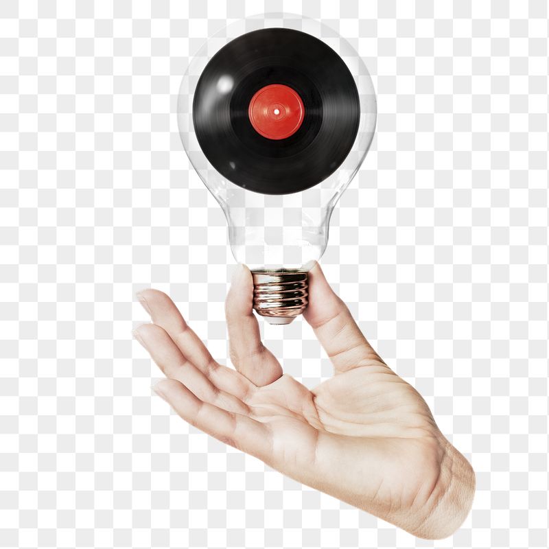 Vinyl record png sticker, hand | Free PNG - rawpixel