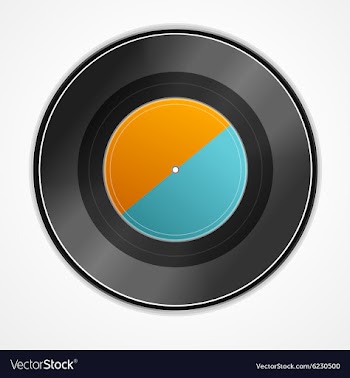  					Vinyl Record vector image														