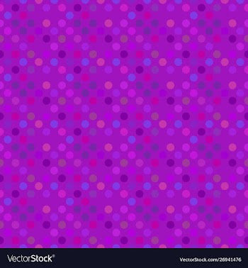 Violet abstract seamless circle pattern vector image