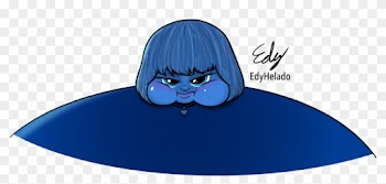 Violet By Edyhelado - Willy Wonka And The Chocolate Factory Blue Girl Art