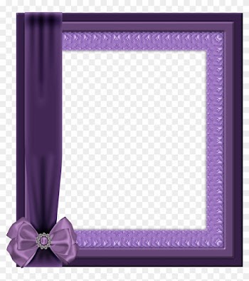 Violet Clipart Frame - Picture Frame