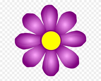 Violet Flowers Clip Art