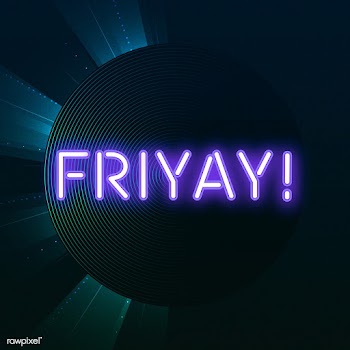 Violet friyay  neon signboard vector | Free stock vector - 535303