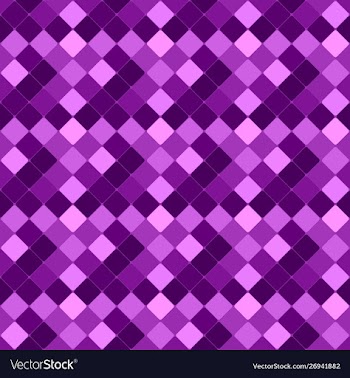 Violet geometrical diagonal square pattern vector image