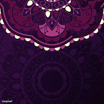 Violet mandala design | Free stock vector - 563236