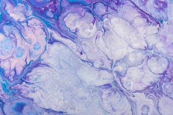 Violet, prurple, blue flower/organic pattern