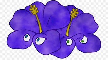 violet purple petal clip art plant