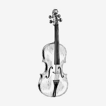 Violin drawing, vintage musical instrument | Free Photo - rawpixel