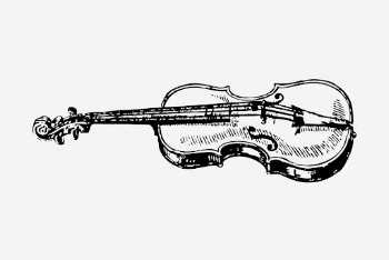 Violin illustration, vintage musical instrument. | Free Photo Illustration - rawpixel