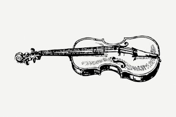 Violin illustration, vintage musical instrument | Free PSD Illustration - rawpixel