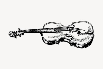 Violin illustration, vintage musical instrument | Free Vector Illustration - rawpixel