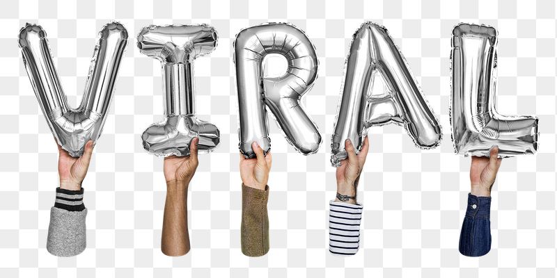 Viral balloon png word sticker, | Free PNG - rawpixel