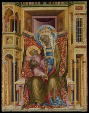 Virgin and Child Enthroned | Free Photo - rawpixel