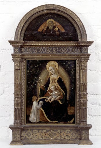 Virgin and child with a donor, | Free Photo - rawpixel