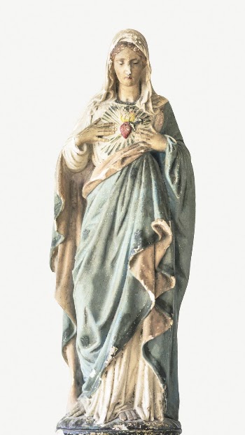 Virgin marry sculpture collage element | Free PSD - rawpixel