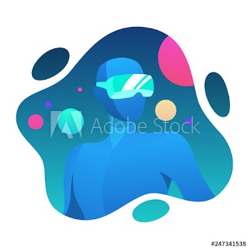 Virtual and augmented reality concept