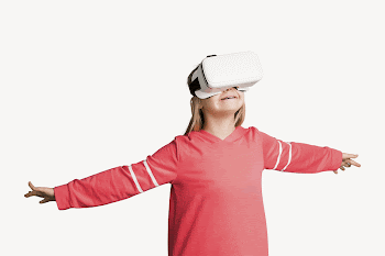 Virtual experience sticker, digital device | Free PSD - rawpixel
