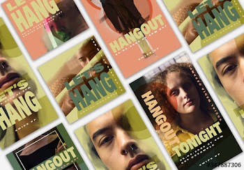 Virtual Hangouts Social Media Set
