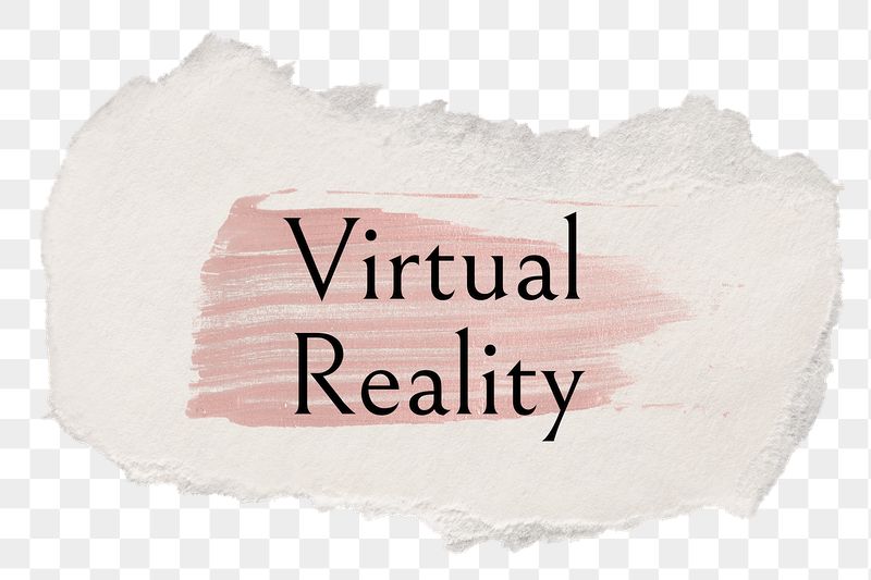 Virtual reality png word sticker | Free PNG - rawpixel