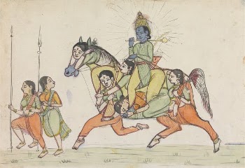 Vishnu Riding a Horse Composed | Free Photo - rawpixel