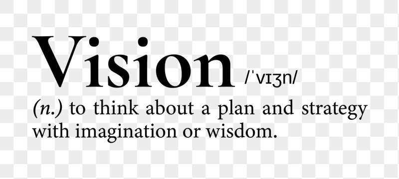 Vision png dictionary word sticker, | Free PNG - rawpixel