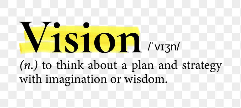 Vision png dictionary word sticker, | Free PNG - rawpixel