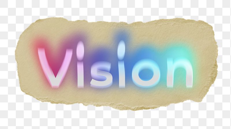Vision png ripped paper word | Free PNG - rawpixel