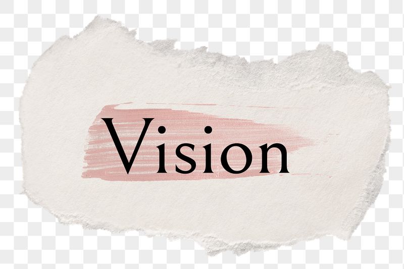 Vision png word sticker typography, | Free PNG - rawpixel