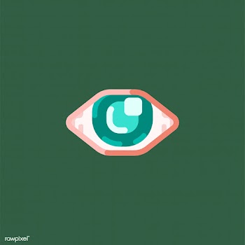 Vision sensations eye icon illustration | Free stock vector - 504818