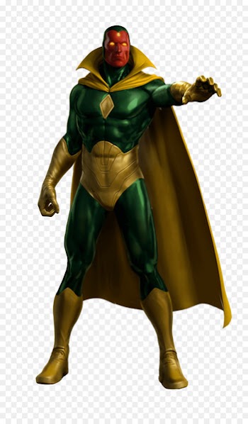 Vision Ultron Superhero Wanda Maximoff Captain America - playa de gwangalli 