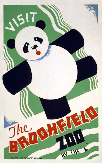 Visit the Brookfield Zoo (1936-1938) | Free Photo Illustration - rawpixel