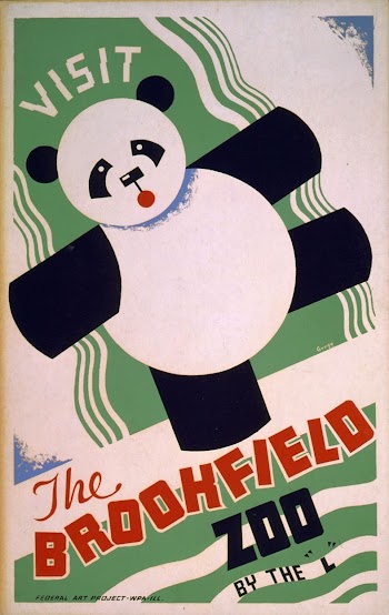 Visit the Brookfield Zoo (1936-1938) | Free Photo Illustration - rawpixel
