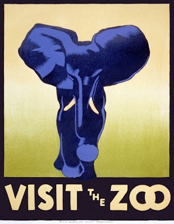 Visit the zoo (1936) vintage | Free Photo Illustration - rawpixel