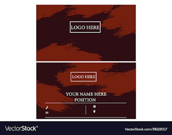 visiting card design