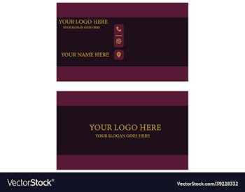 visiting card design
