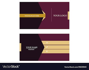 visiting card design