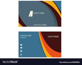 visiting card design