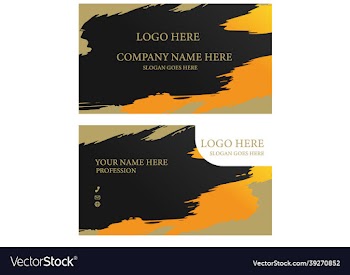 visiting card design