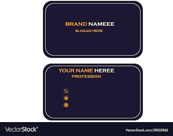 visiting card design