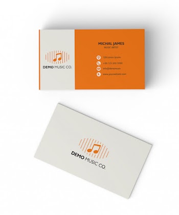 Visiting Cards Design for Music Artists