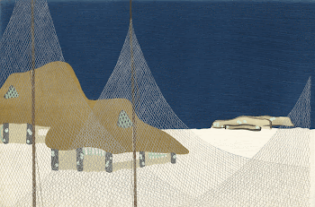 Vissersdorpje (1909) Japanese village painting. | Free Photo Illustration - rawpixel
