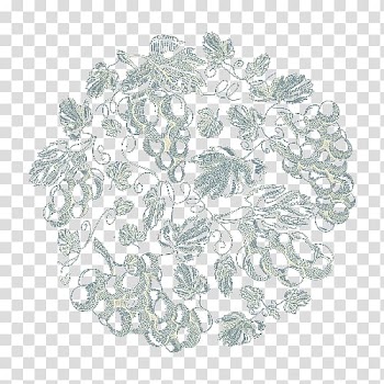 Visual arts Lace Pattern, Grapes and grape leaves transparent background PNG clipart