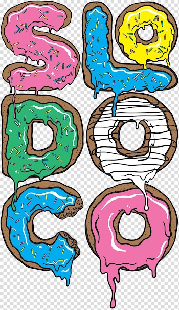 Visual arts Line art, donut transparent background PNG clipart