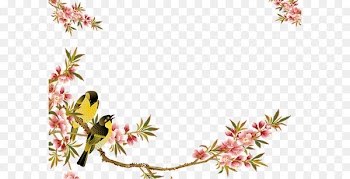 Visual arts Mural Flower Wall Wallpaper - Bird flower 