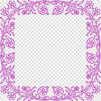Visual arts Ornament Drawing Pattern, Floral Frame transparent background PNG clipart