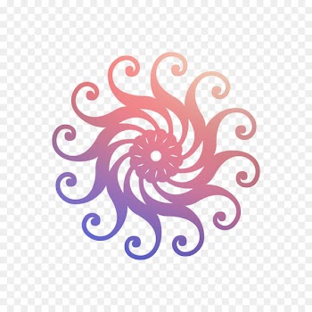 Visual arts Pattern Pink M Spiral Font -  