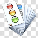 Visual Complete in, traffic light card set transparent background PNG clipart