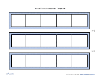 Visual Task Schedule | UDL Strategies